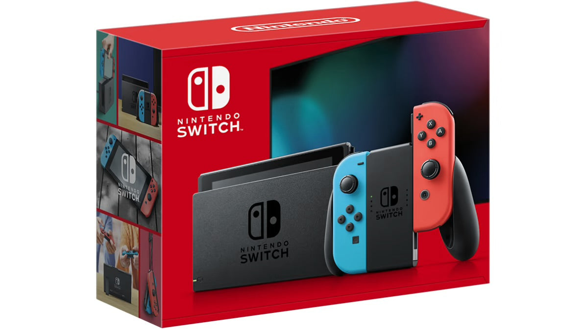 NINTENDO SWITCH - NEON BLUE/RED