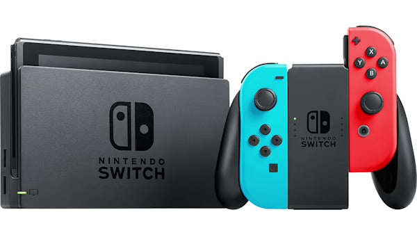 NINTENDO SWITCH - NEON BLUE/RED